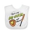 thumbnail image 1 of Inktastic That's My Big Sister out There Softball Boys or Girls Baby Bib, 1 of 4