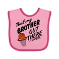 thumbnail image 1 of Inktastic That's My Brother out There Basketball Boys or Girls Baby Bib, 1 of 4