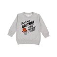 thumbnail image 1 of Inktastic That's My Brother out There Basketball Toddler Sweatshirt, 1 of 4
