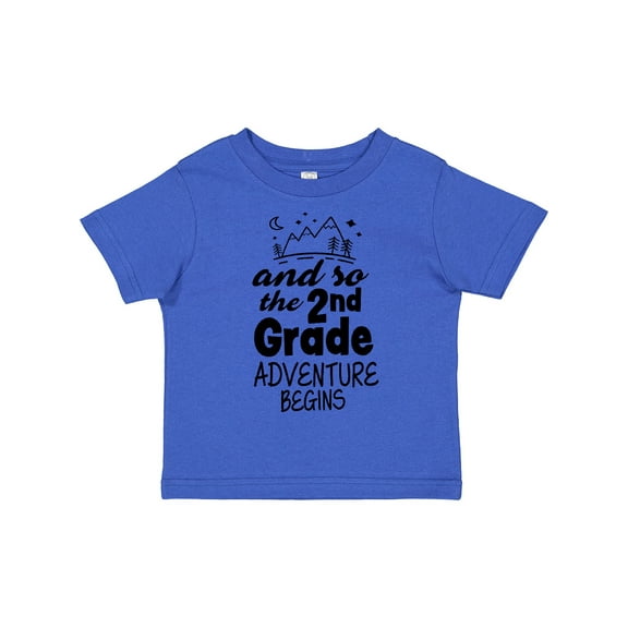 Inktastic The 2nd Grade Adventure Begins Boys or Girls Toddler T-Shirt