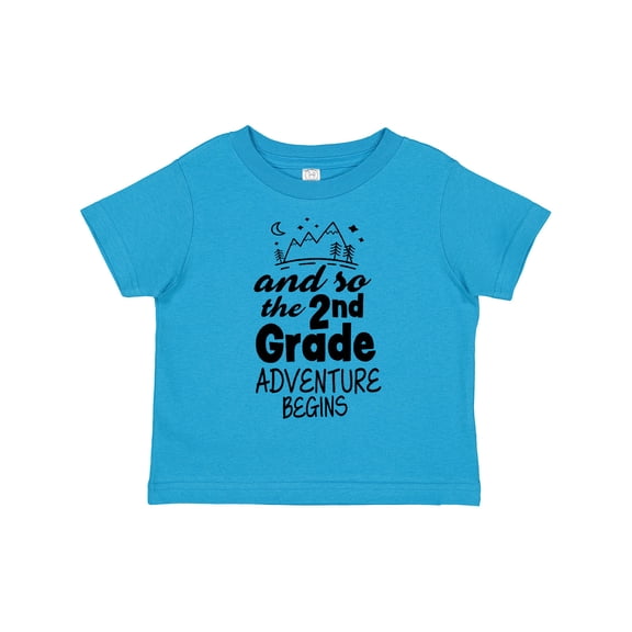Inktastic The 2nd Grade Adventure Begins Boys or Girls Toddler T-Shirt