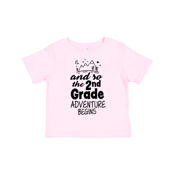 Inktastic The 2nd Grade Adventure Begins Boys or Girls Toddler T-Shirt