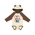 thumbnail image 1 of Inktastic The 4th of July- Boys or Girls Long Sleeve Baby Bodysuit, 1 of 5