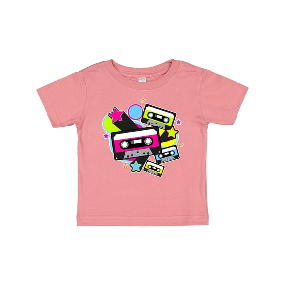 Inktastic The 80s Cassette Tapes Boys or Girls Baby T-Shirt