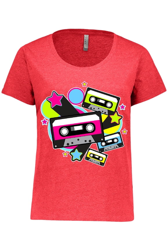 The 80s Cassette Tapes Women's Plus Size T-Shirt