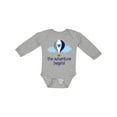 thumbnail image 1 of Inktastic The Adventure Begins Hot Air Balloon Boys Boys Long Sleeve Baby Bodysuit, 1 of 5