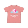 thumbnail image 1 of Inktastic The Adventure Begins Hot Air Balloon Girls Girls Toddler T-Shirt, 1 of 5