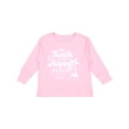 thumbnail image 1 of Inktastic The Beach is My Happy Place with Palm Trees Boys or Girls Long Sleeve Toddler T-Shirt, 1 of 5