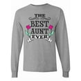 thumbnail image 1 of Inktastic The Best Aunt Ever Long Sleeve T-Shirt, 1 of 5