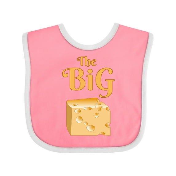 Inktastic The Big Cheese Boys Baby Bib