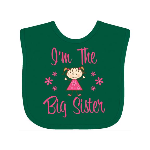 Inktastic The Big Sister Girls Baby Bib