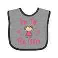 thumbnail image 1 of Inktastic The Big Sister Girls Baby Bib, 1 of 4