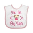 thumbnail image 1 of Inktastic The Big Sister Girls Baby Bib, 1 of 4