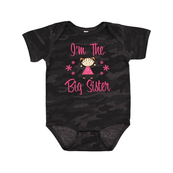 Inktastic The Big Sister Girls Baby Bodysuit