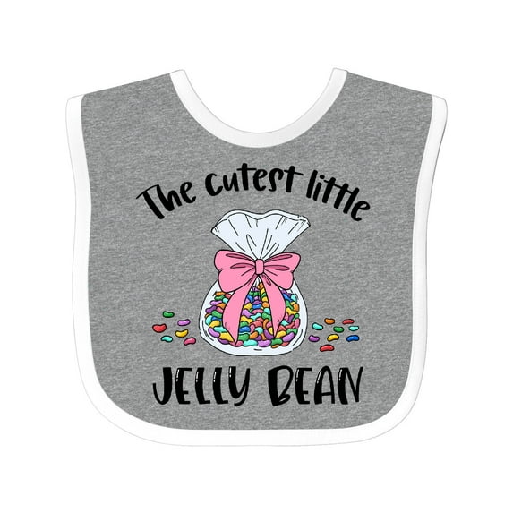 Inktastic The Cutest Little Jelly Bean Boys or Girls Baby Bib