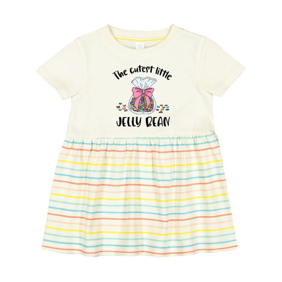 Inktastic The Cutest Little Jelly Bean Girls Baby Dress