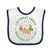 Inktastic The Great Smoky Mountains Are Calling Boys or Girls Baby Bib