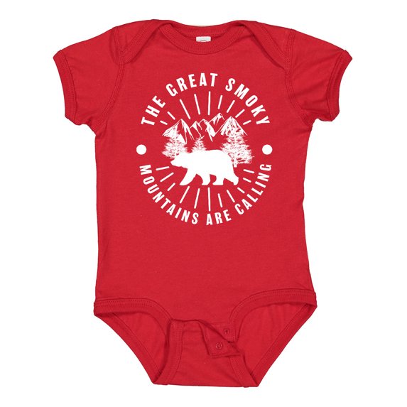 Inktastic The Great Smoky Mountains Are Calling Boys or Girls Baby Bodysuit