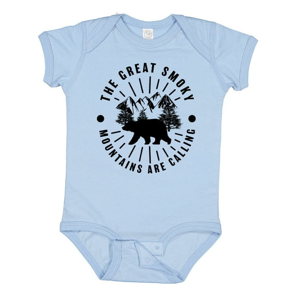 Inktastic The Great Smoky Mountains Are Calling Boys or Girls Baby Bodysuit