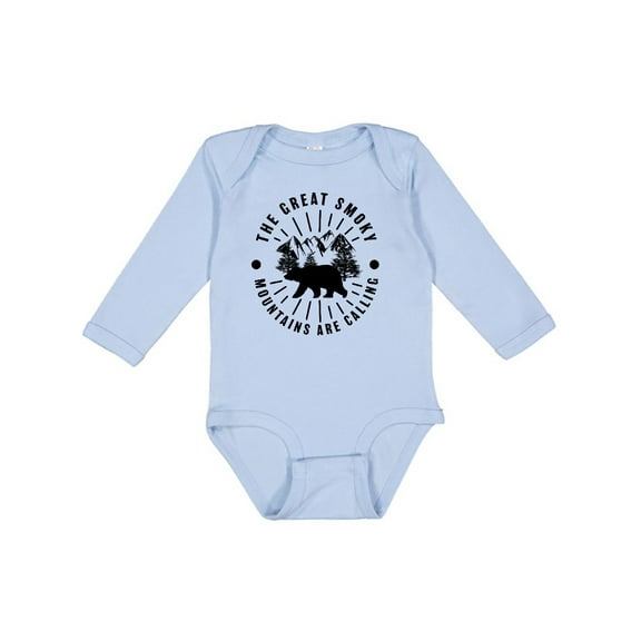 Inktastic The Great Smoky Mountains Are Calling Boys or Girls Long Sleeve Baby Bodysuit