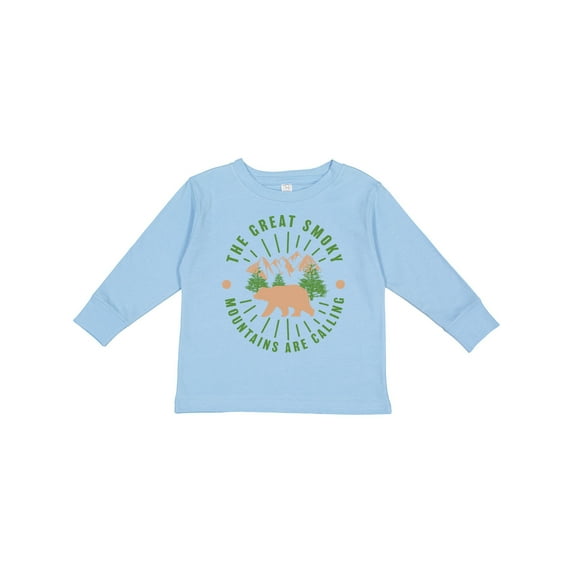 Inktastic The Great Smoky Mountains Are Calling Boys or Girls Long Sleeve Toddler T-Shirt