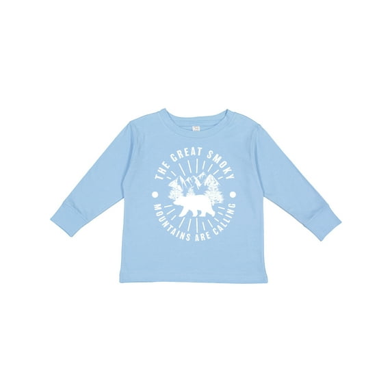 Inktastic The Great Smoky Mountains Are Calling Boys or Girls Long Sleeve Toddler T-Shirt