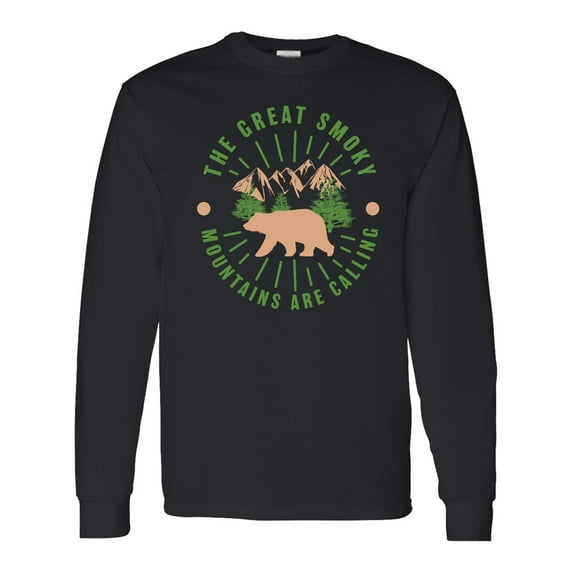 Inktastic The Great Smoky Mountains Are Calling Long Sleeve T-Shirt