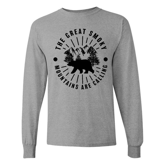 Inktastic The Great Smoky Mountains Are Calling Long Sleeve T-Shirt