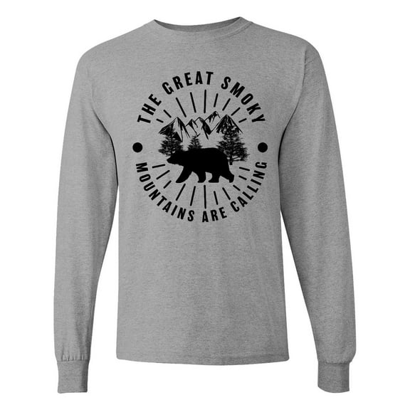 Inktastic The Great Smoky Mountains Are Calling Long Sleeve T-Shirt