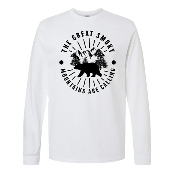Inktastic The Great Smoky Mountains Are Calling Long Sleeve T-Shirt