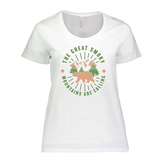 Inktastic The Great Smoky Mountains Are Calling Women's Plus Size T-Shirt