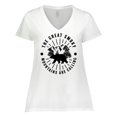 thumbnail image 1 of Inktastic The Great Smoky Mountains Are Calling Women's Plus Size V-Neck T-Shirt, 1 of 5