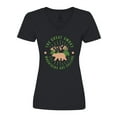 thumbnail image 1 of Inktastic The Great Smoky Mountains Are Calling Women's V-Neck T-Shirt, 1 of 5