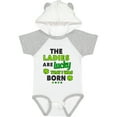 thumbnail image 1 of Inktastic The Ladies Are Lucky That I Was Born St Patricks Day Baby Boy Boys Baby Bodysuit, 1 of 5