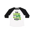 thumbnail image 1 of Inktastic The Ladies Are Lucky That I Was Born St Patricks Day Baby Boy Boys Toddler T-Shirt, 1 of 5