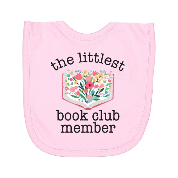 Inktastic The Littlest Book Club Member Newborn Bib