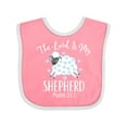 thumbnail image 1 of Inktastic The Lord is My Shepherd Psalm 23 Boys or Girls Baby Bib, 1 of 4
