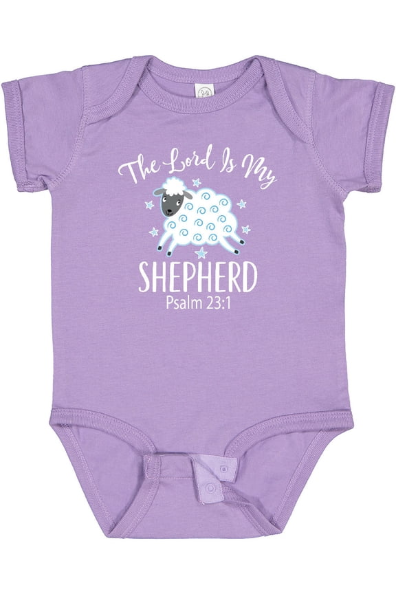 The Lord is My Shepherd Psalm 23 Boys or Girls Baby Bodysuit