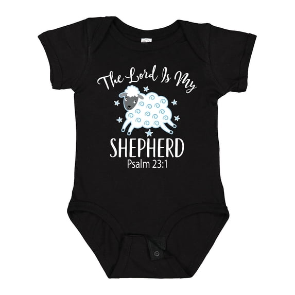 Inktastic The Lord is My Shepherd Psalm 23 Boys or Girls Baby Bodysuit