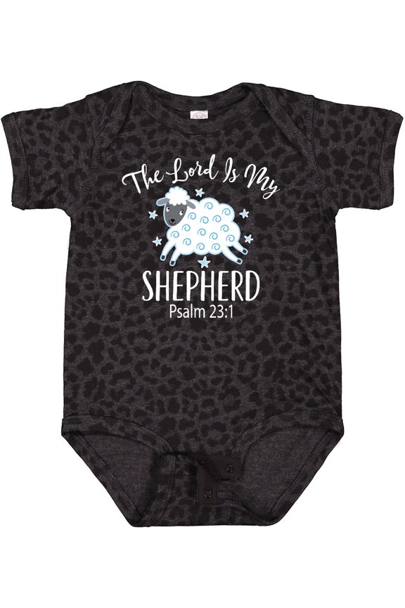 The Lord is My Shepherd Psalm 23 Boys or Girls Baby Bodysuit