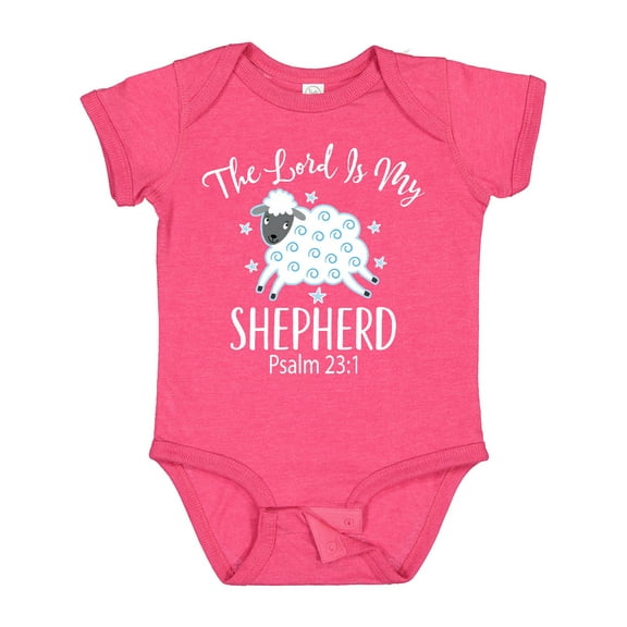 Inktastic The Lord is My Shepherd Psalm 23 Boys or Girls Baby Bodysuit