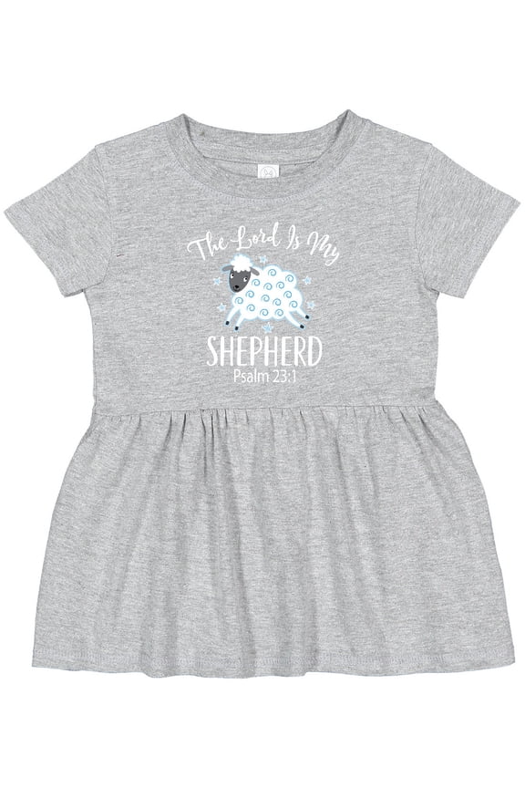 The Lord is My Shepherd Psalm 23 Girls Baby Dress