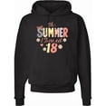 thumbnail image 1 of Inktastic The Summer I Turned 18 Pastel Birthday Design Adult Hoodie Sweatshirt, 1 of 4