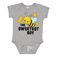 thumbnail image 1 of Inktastic The Sweetest Boy with Bee and Honey Combs Boys or Girls Baby Bodysuit, 1 of 5