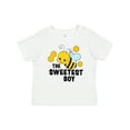 thumbnail image 1 of Inktastic The Sweetest Boy with Bee and Honey Combs Boys or Girls Baby T-Shirt, 1 of 5