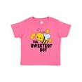 thumbnail image 1 of Inktastic The Sweetest Boy with Bee and Honey Combs Boys or Girls Baby T-Shirt, 1 of 5