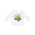 thumbnail image 1 of Inktastic The Sweetest Boy with Bee and Honey Combs Boys or Girls Long Sleeve Toddler T-Shirt, 1 of 5
