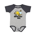 thumbnail image 1 of Inktastic The Sweetest Girl with Bee and Honey Combs Boys or Girls Baby Bodysuit, 1 of 5