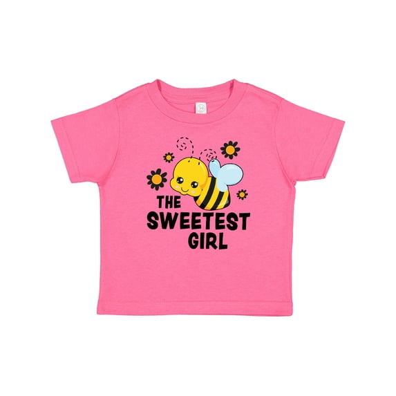 Inktastic The Sweetest Girl with Bee and Honey Combs Boys or Girls Baby T-Shirt