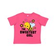 thumbnail image 1 of Inktastic The Sweetest Girl with Bee and Honey Combs Boys or Girls Toddler T-Shirt, 1 of 5